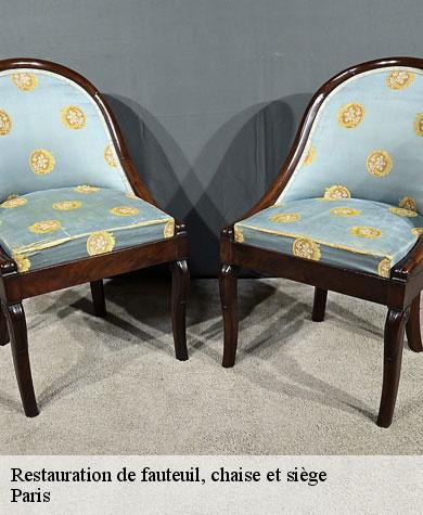 Restauration de fauteuil, chaise et siège 75 Paris  L'atelier du fauteuil