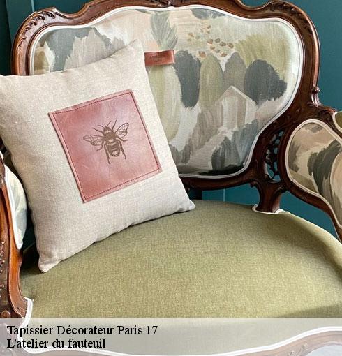 Tapissier Décorateur  paris-17-75017 L'atelier du fauteuil