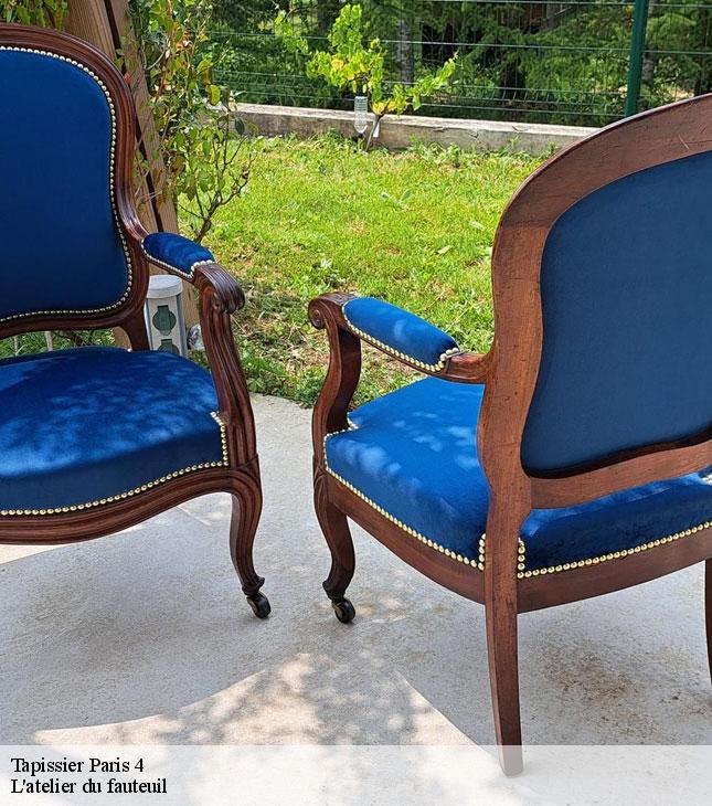 Tapissier  paris-4-75004 L'atelier du fauteuil