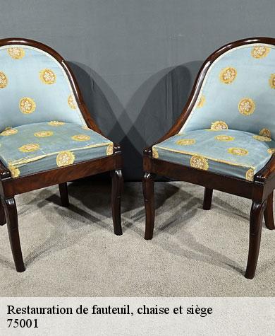 Restauration de fauteuil, chaise et siège  paris-1-75001 L'atelier du fauteuil