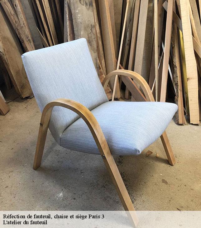 Réfection de fauteuil, chaise et siège  paris-3-75003 L'atelier du fauteuil
